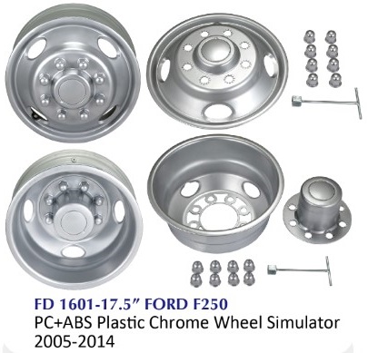 Chrome Truck Wheel Simulator FD-1601-17.5" FORD F250